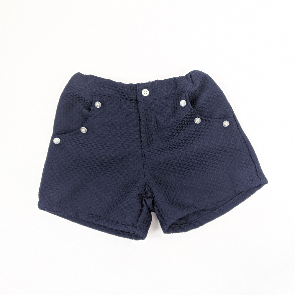 Periwinkle girl's navy blue school uniform shorts